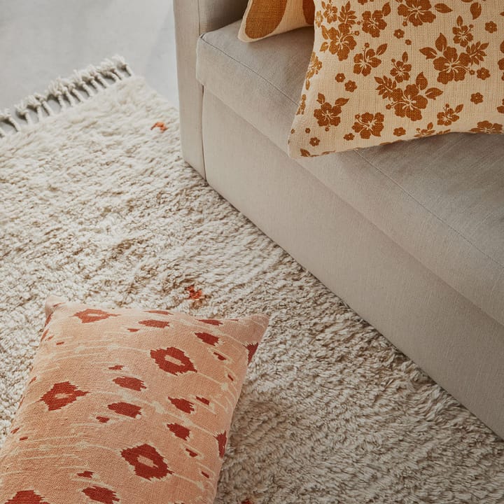 Ikat Goa kuddfodral, Light beige/rose/apricot-40 cm Chhatwal & Jonsson