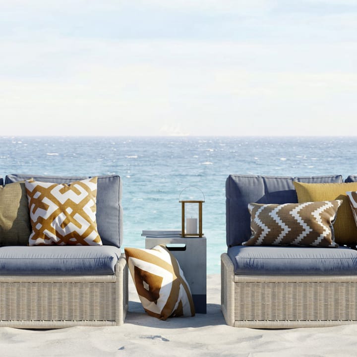 Ikat Sema kudde, grey/offwhite, 40 cm Chhatwal & Jonsson