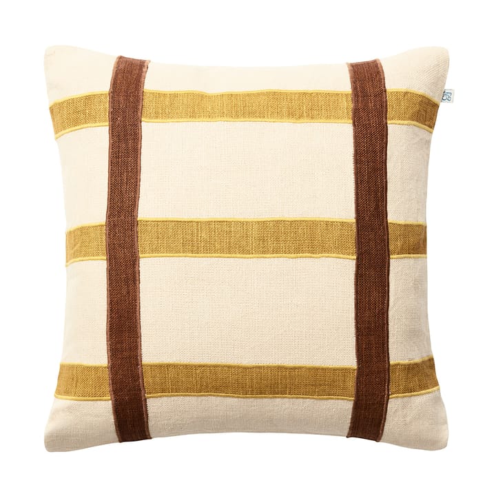 Kiran kuddfodral 50x50 cm - Spicy Yellow-Taupe - Chhatwal & Jonsson