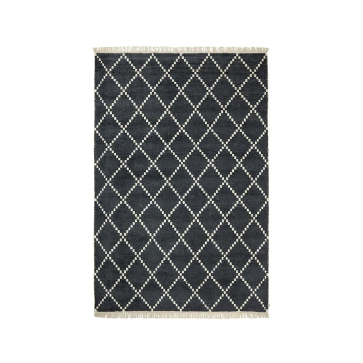 Kochi matta - black/offwhite, bambu/silke, 230x320 cm - Chhatwal & Jonsson