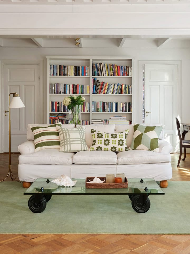 Lalit kuddfodral 40x60 cm, Aqua-lime-cactus green Chhatwal & Jonsson