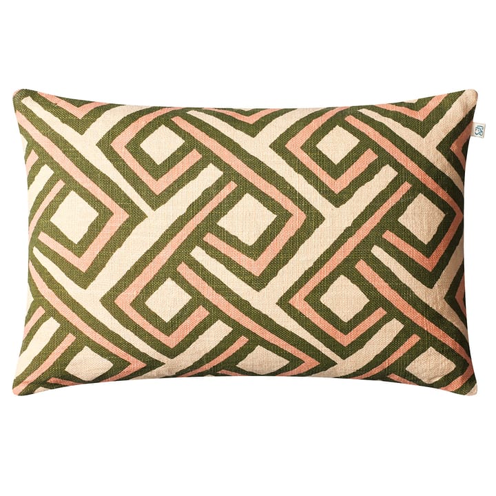 Lanka kuddfodral 40x60 cm - Cactus green-rose - Chhatwal & Jonsson