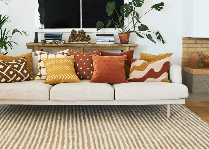 Lanka kuddfodral 40x60 cm, Terracotta-cactus green Chhatwal & Jonsson