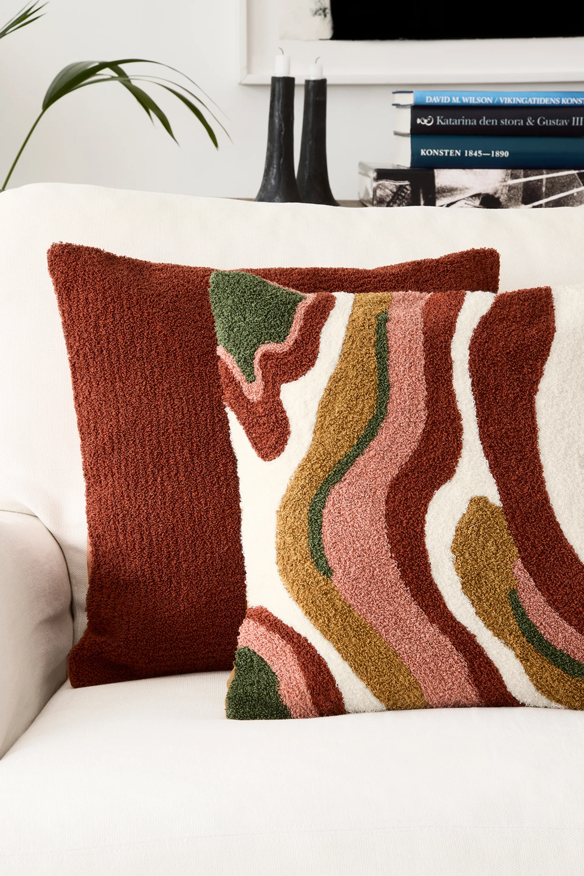 Mani kuddfodral 50x50 cm, Terracotta Chhatwal & Jonsson