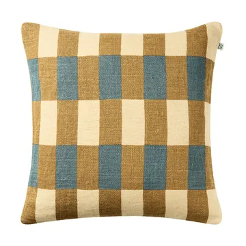 Marari kuddfodral - Khaki-Heaven Blue, 50x50 cm - Chhatwal & Jonsson