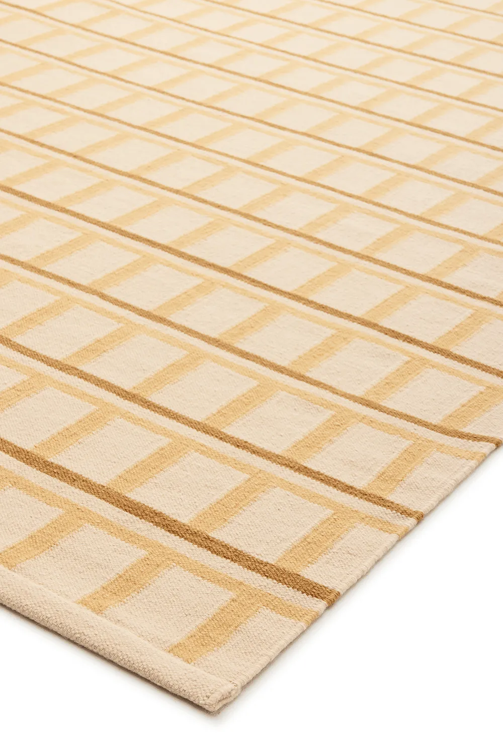 Mysore ullmatta, Off White-Masala Yellow-Yellow, 230x320 cm Chhatwal & Jonsson