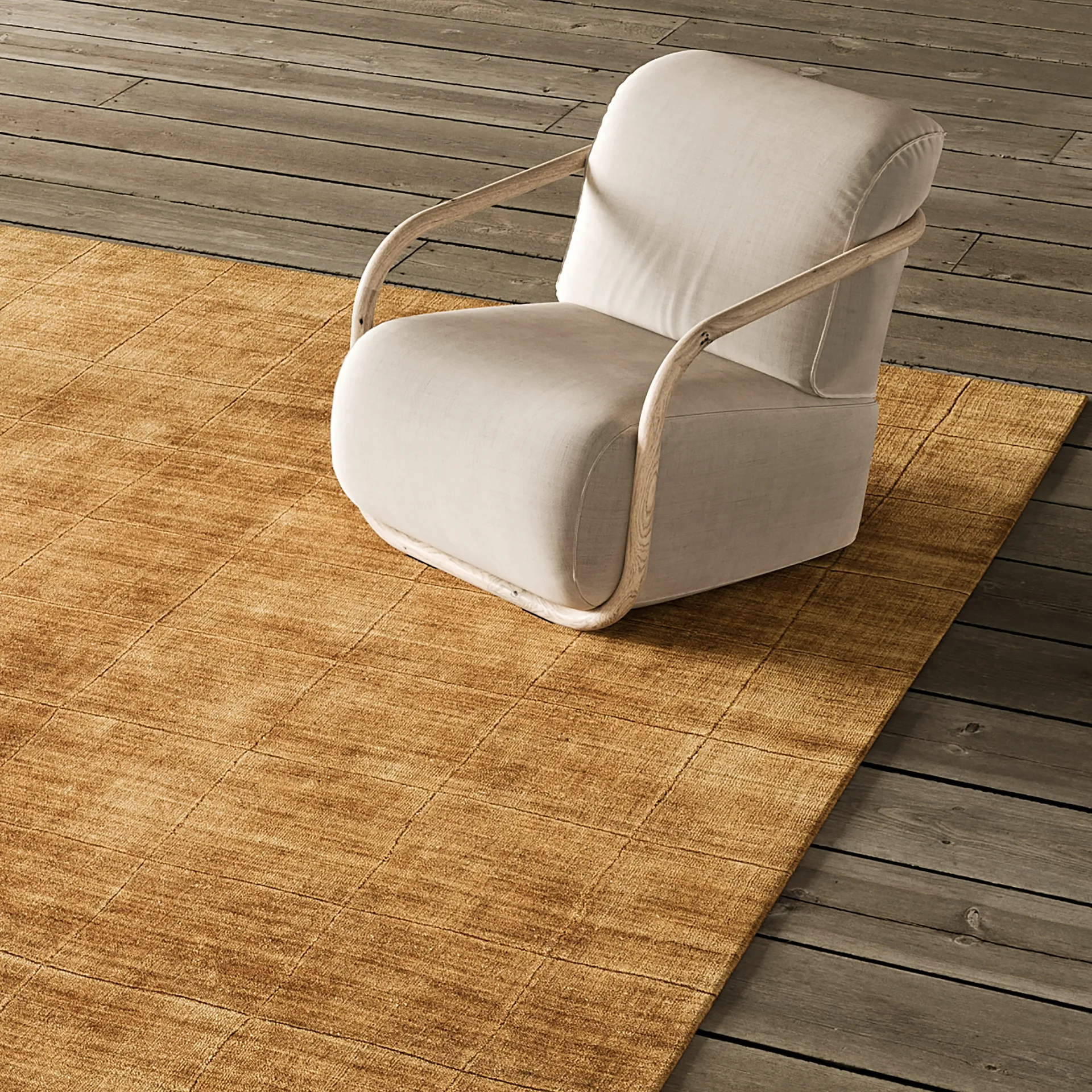 Nari ullmatta 250x350 cm, Masala yellow Chhatwal & Jonsson