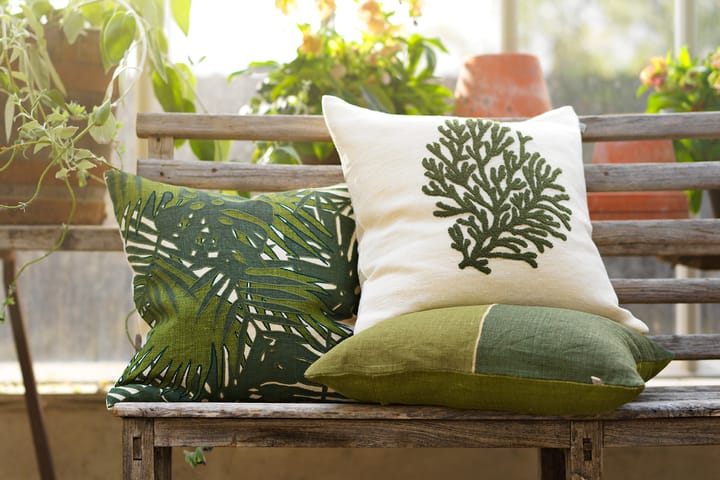 Palm kuddfodral 50x50 cm, Green-cactus green Chhatwal & Jonsson