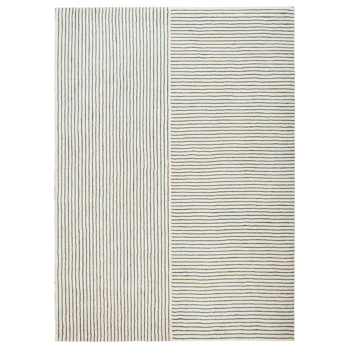 Radha ullmatta 230x320 cm - Off white-heaven blue - Chhatwal & Jonsson