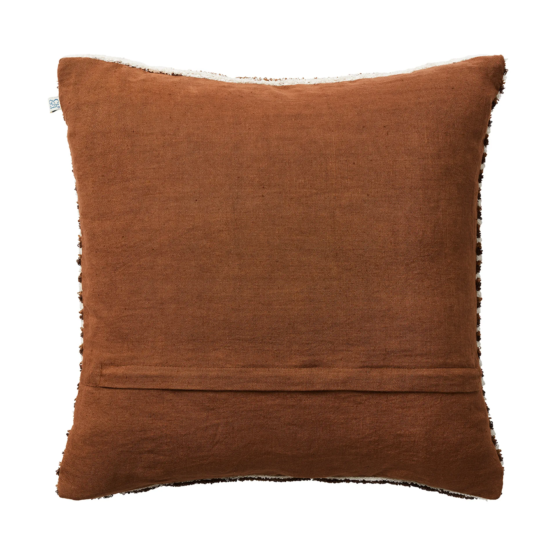 Raipur kuddfodral 50x50 cm, Cognac-Brown-Off White Chhatwal & Jonsson
