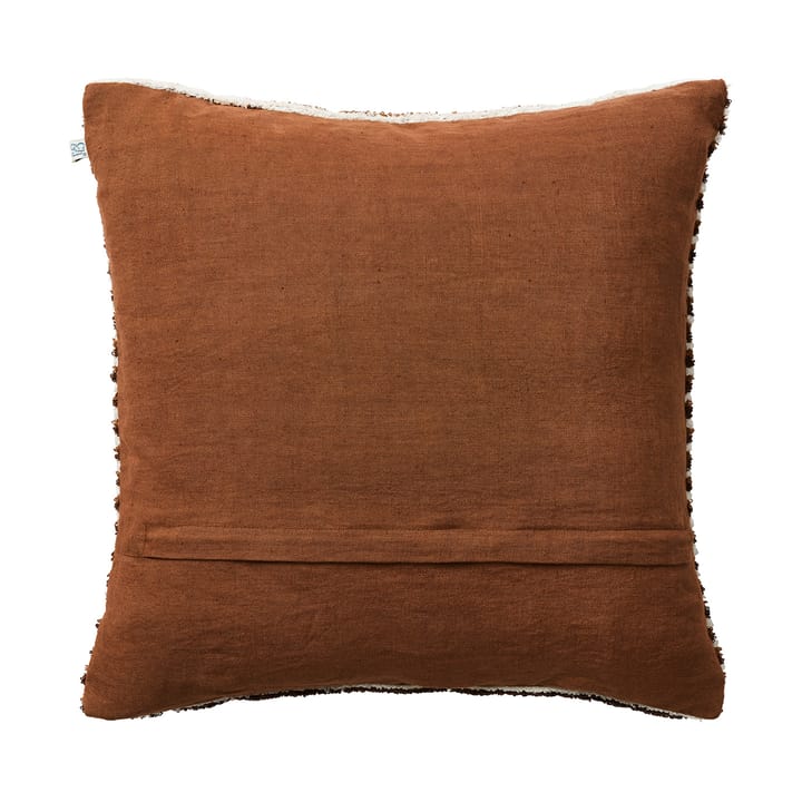 Raipur kuddfodral 50x50 cm - Cognac-Brown-Off White - Chhatwal & Jonsson