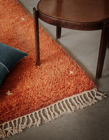 Ravi matta 230x320 cm - Orange-off white - Chhatwal & Jonsson