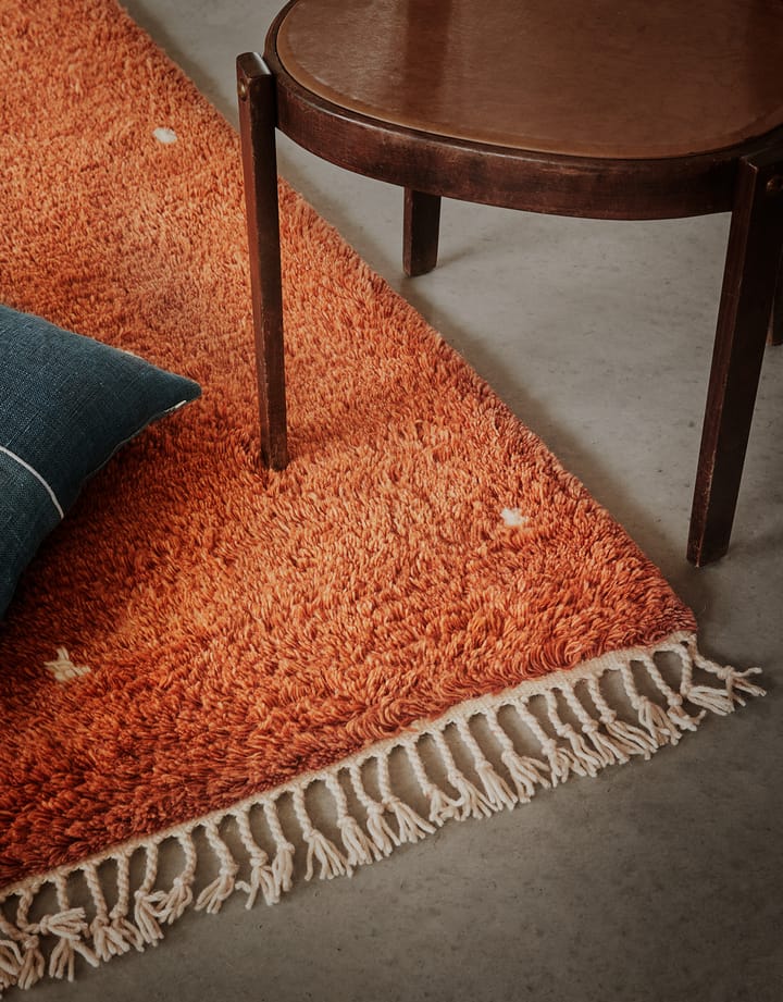 Ravi matta 230x320 cm, Orange-off white Chhatwal & Jonsson