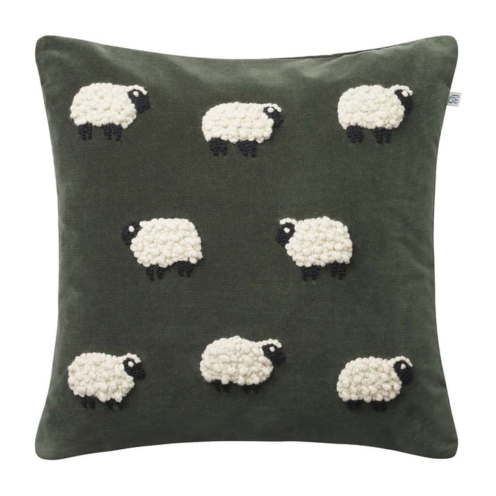Sheep kuddfodral 50x50 cm - Forest green - Chhatwal & Jonsson
