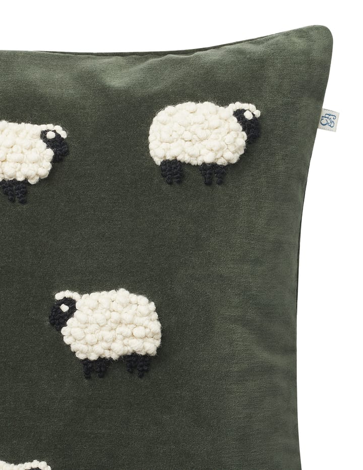Sheep kuddfodral 50x50 cm, Forest green Chhatwal & Jonsson
