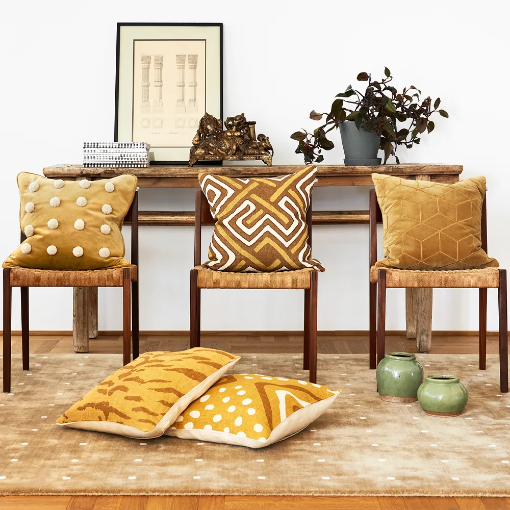 Shimla kuddfodral 50x50 cm, ivory Chhatwal & Jonsson