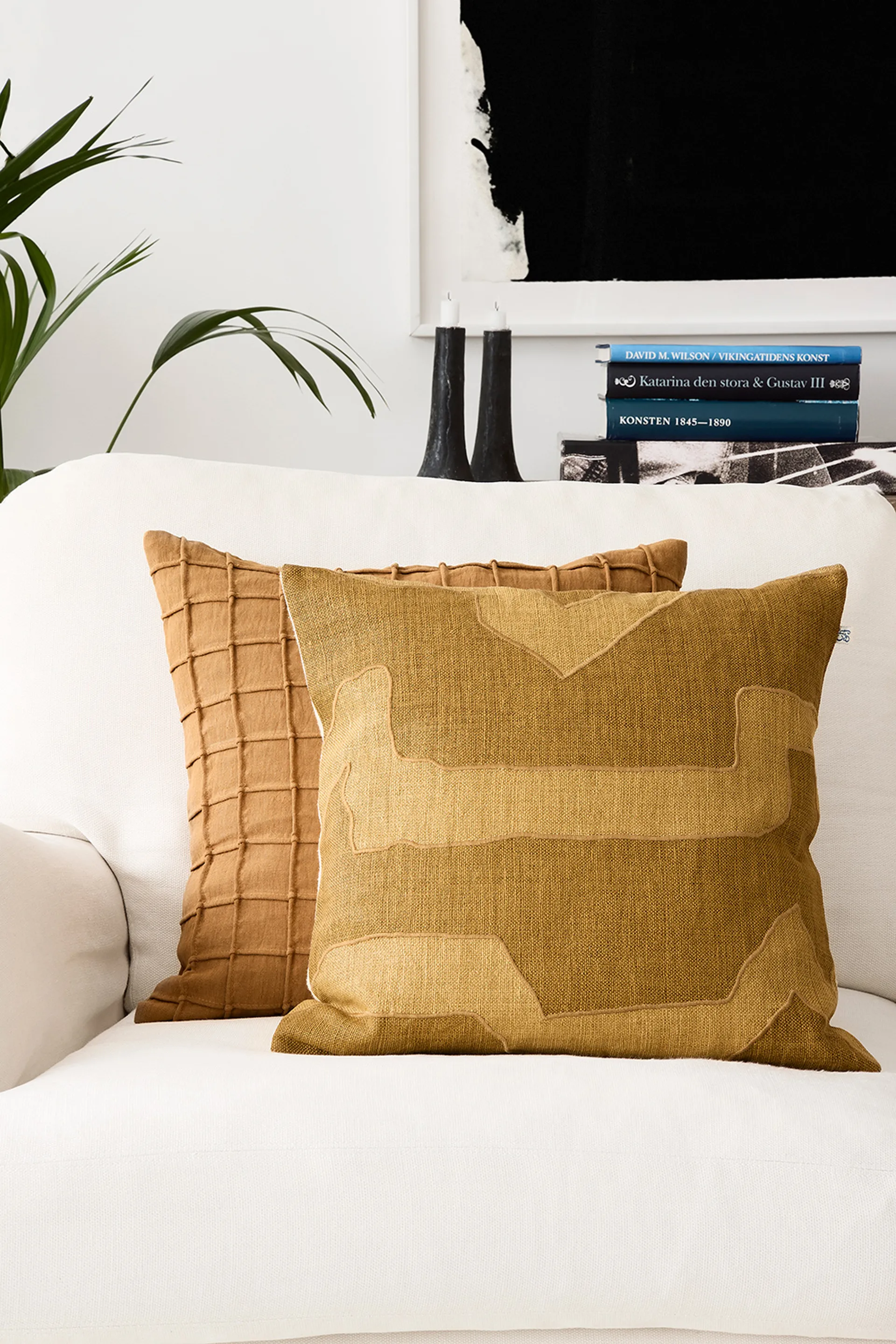 Sikkim kuddfodral 50x50 cm, Spicy Yellow-Masala Yellow Chhatwal & Jonsson