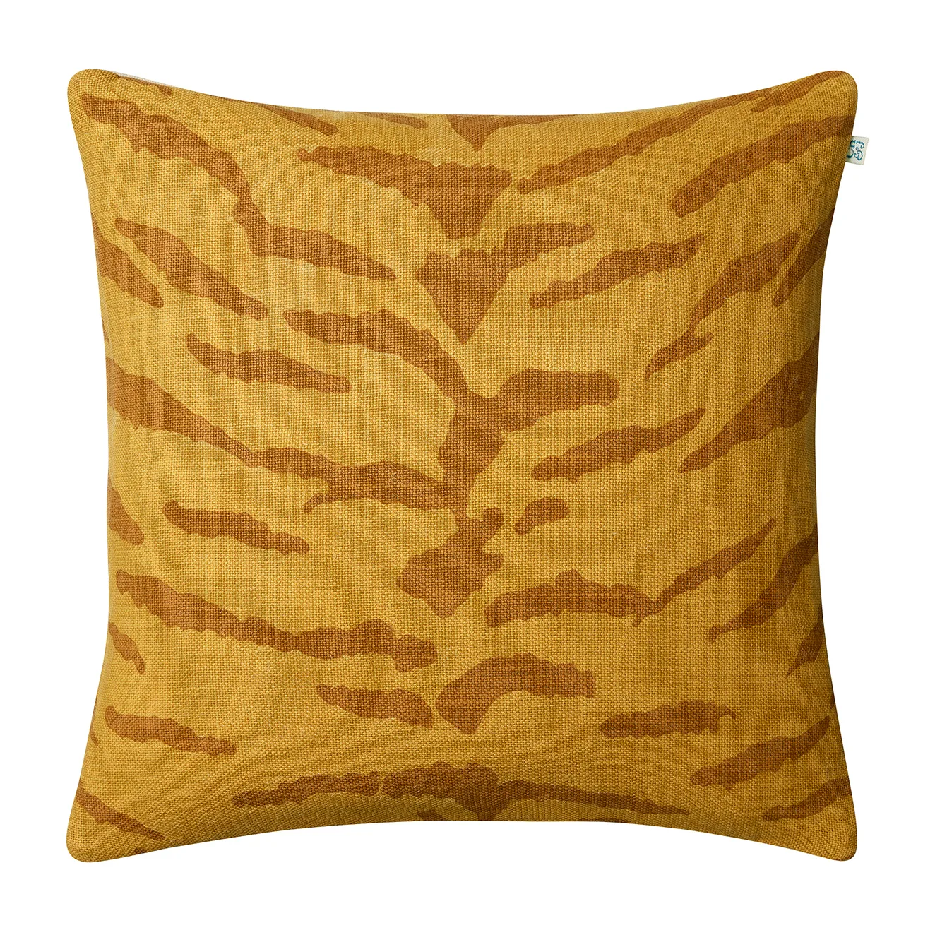 Veena kuddfodral 50x50 cm, Spicy yellow-taupe Chhatwal & Jonsson
