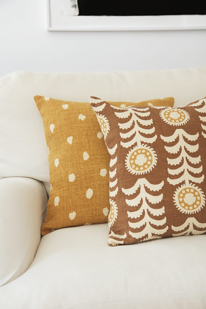 Yash reverse kuddfodral 50x50 cm, Spicy yellow base Chhatwal & Jonsson