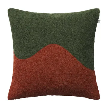 Yogi kuddfodral 50x50 cm - Forest green-terracotta - Chhatwal & Jonsson