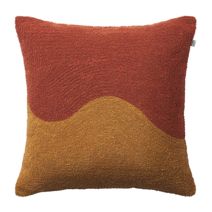 Yogi kuddfodral 50x50 cm - Terracotta-masala yellow - Chhatwal & Jonsson