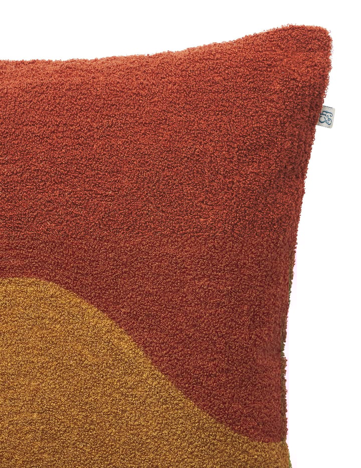 Yogi kuddfodral 50x50 cm, Terracotta-masala yellow Chhatwal & Jonsson