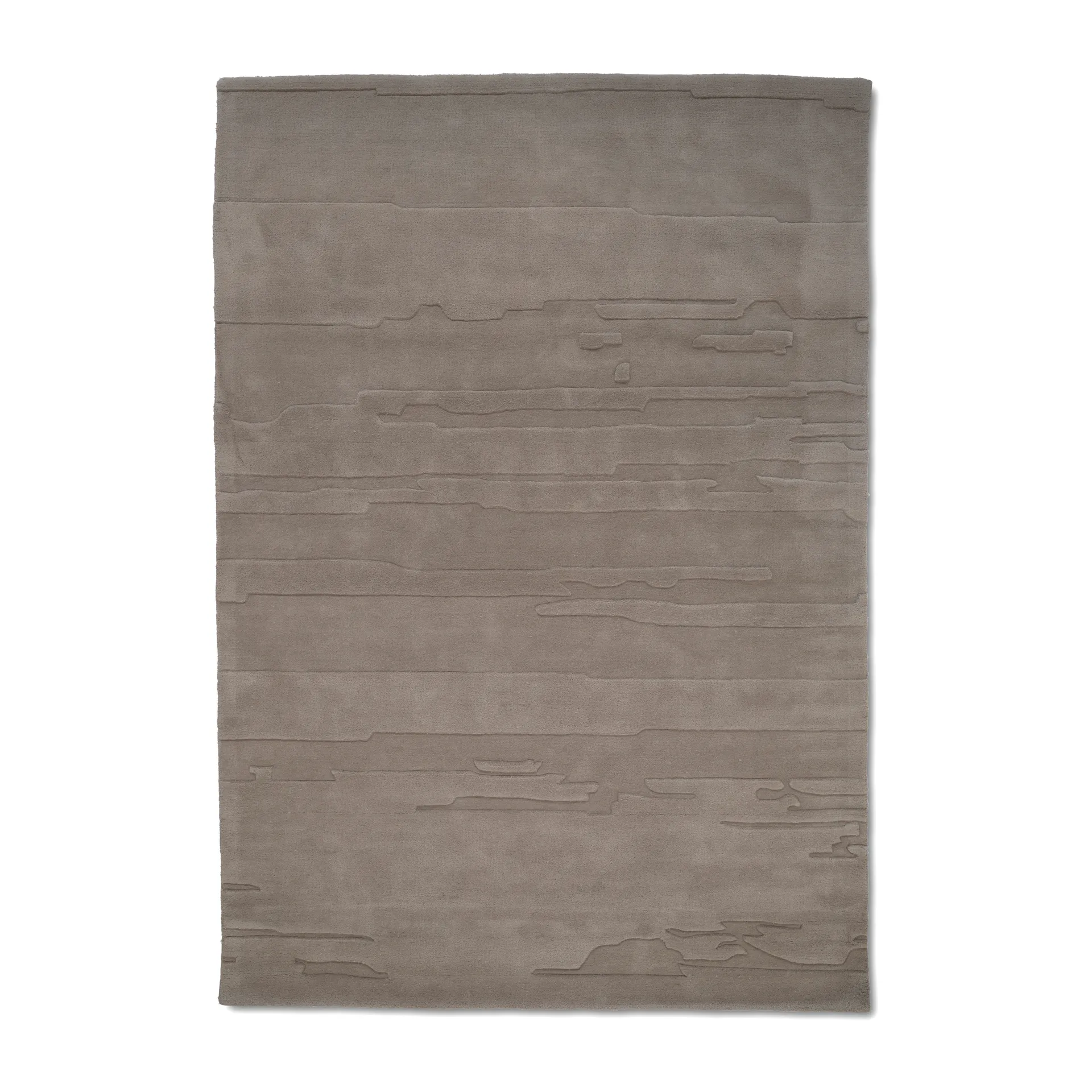 Carved ullmatta 200x300 cm, Silver Classic Collection