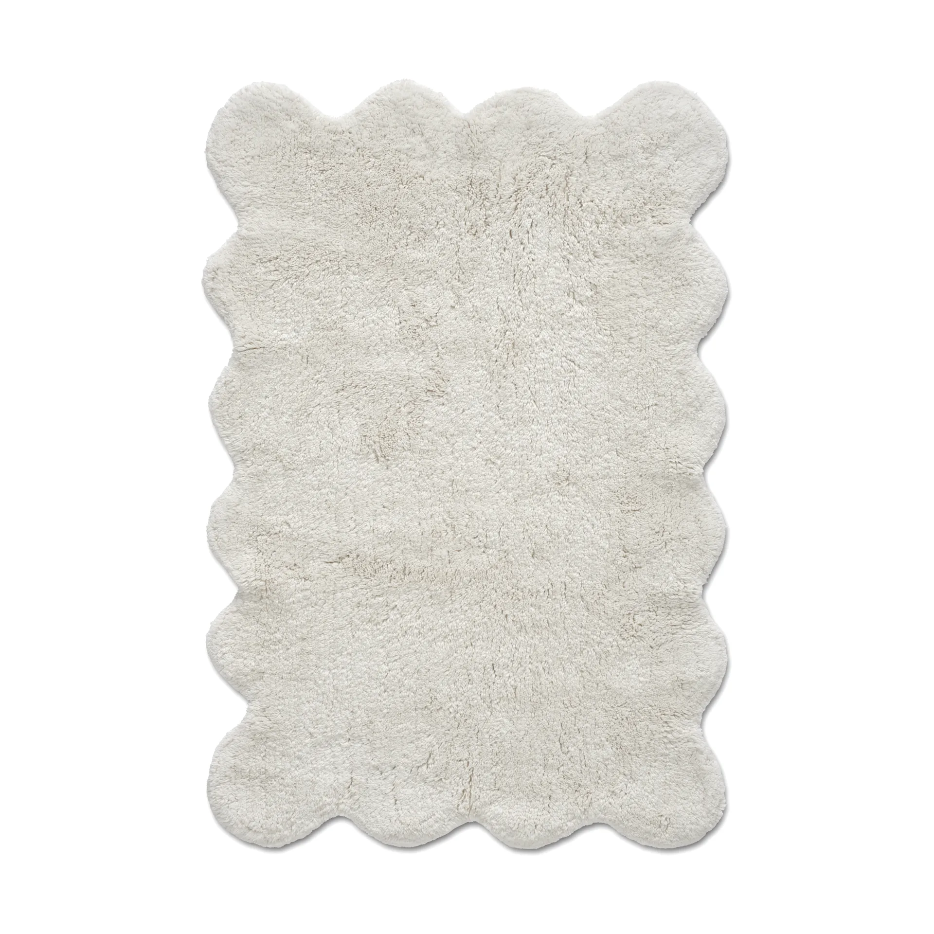 Clam badrumsmatta 60x90 cm, Vit Classic Collection