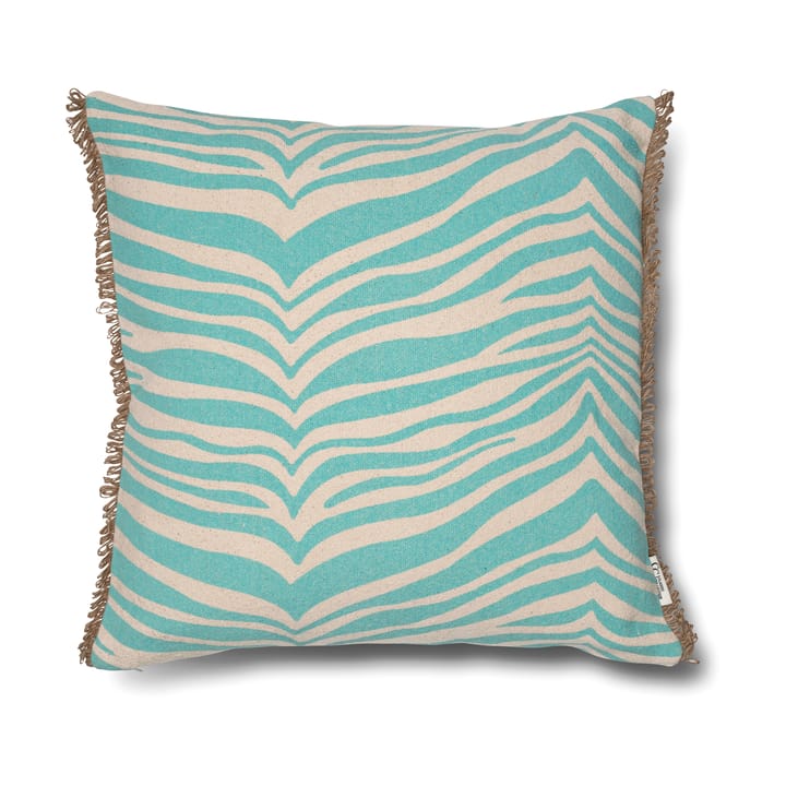 Classic Collection Zebra kudde 50x50 cm, Aqua Classic Collection