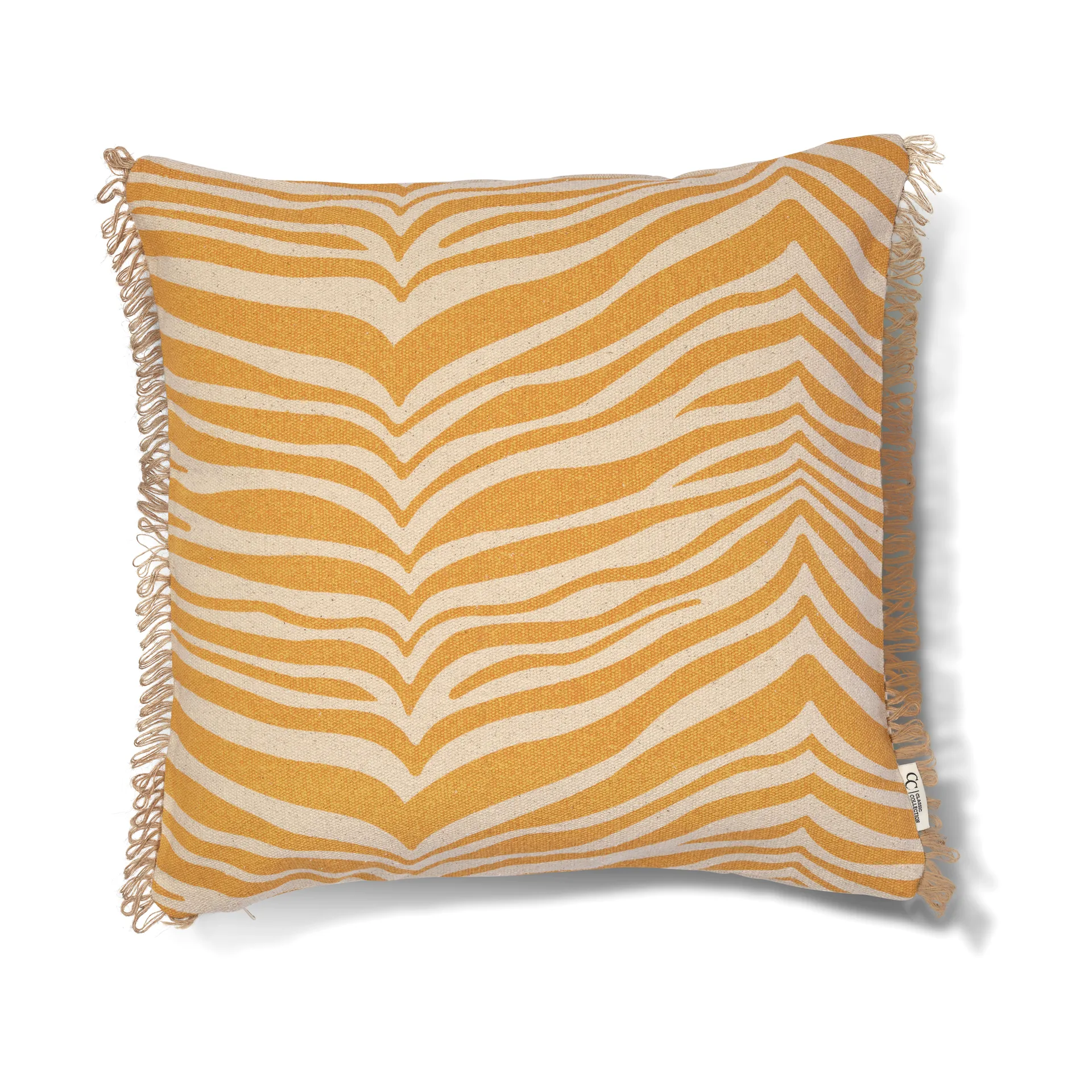 Classic Collection Zebra kudde 50x50 cm, Yellow Classic Collection