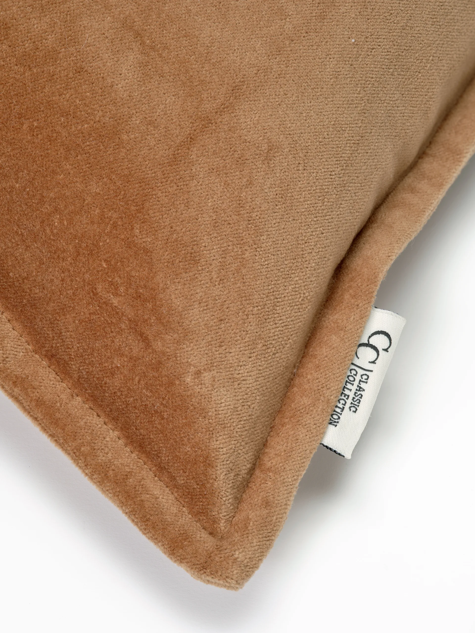 Classic Velvet kuddfodral 50x50 cm, Brown Classic Collection