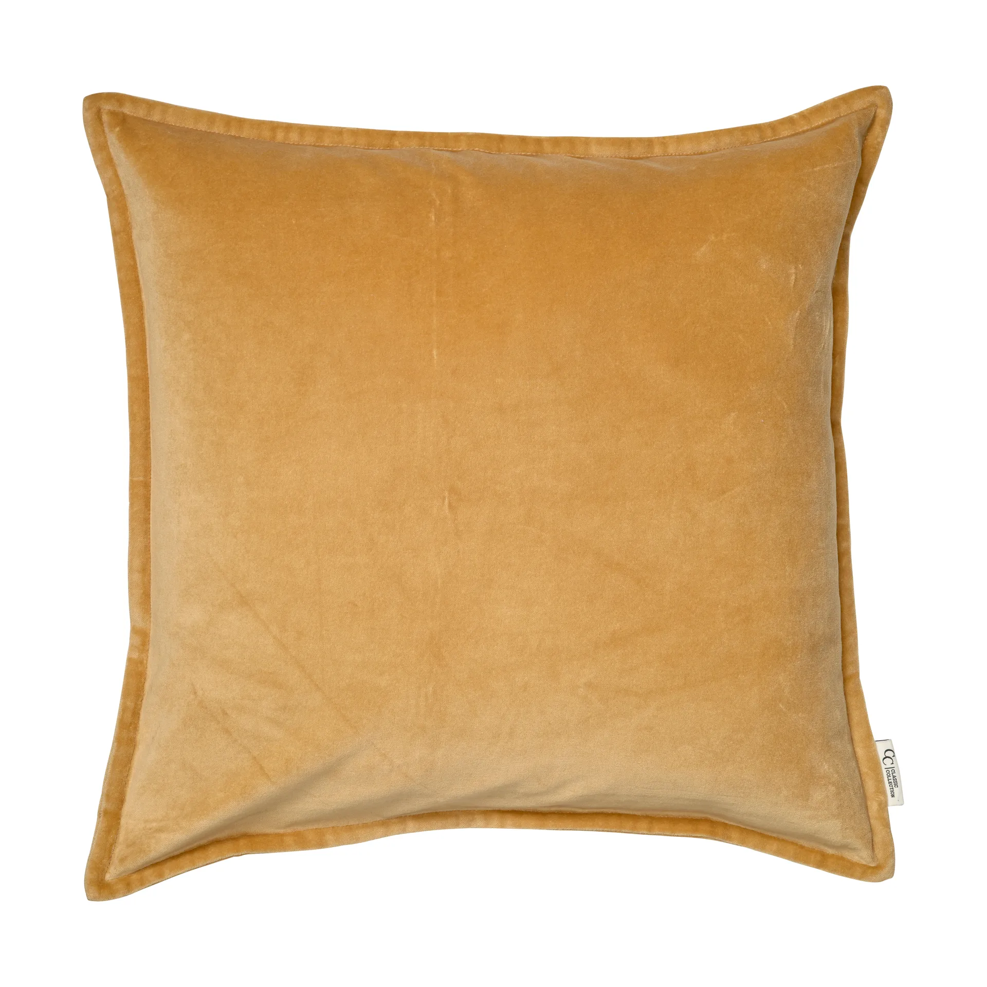 Classic Velvet kuddfodral 50x50 cm, Yellow Classic Collection