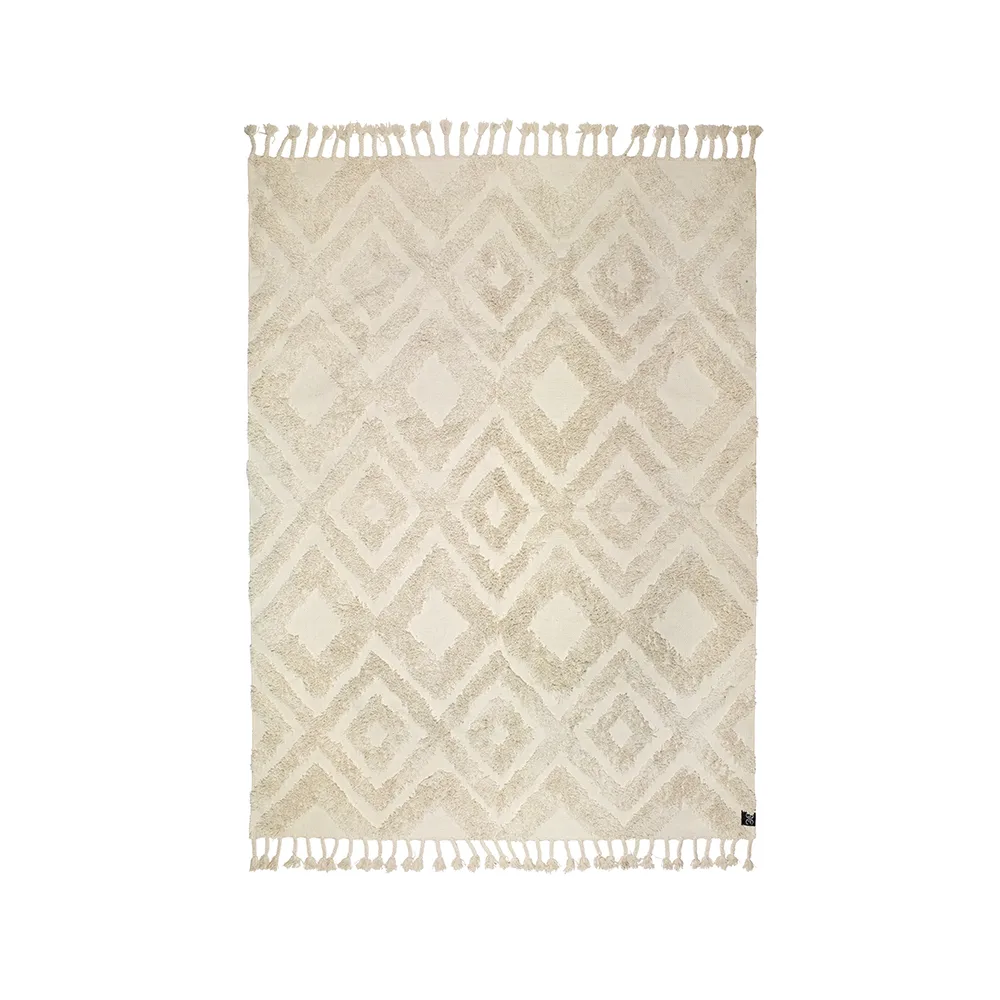 Copenhagen cotton white matta, vit, 170x230 cm Classic Collection