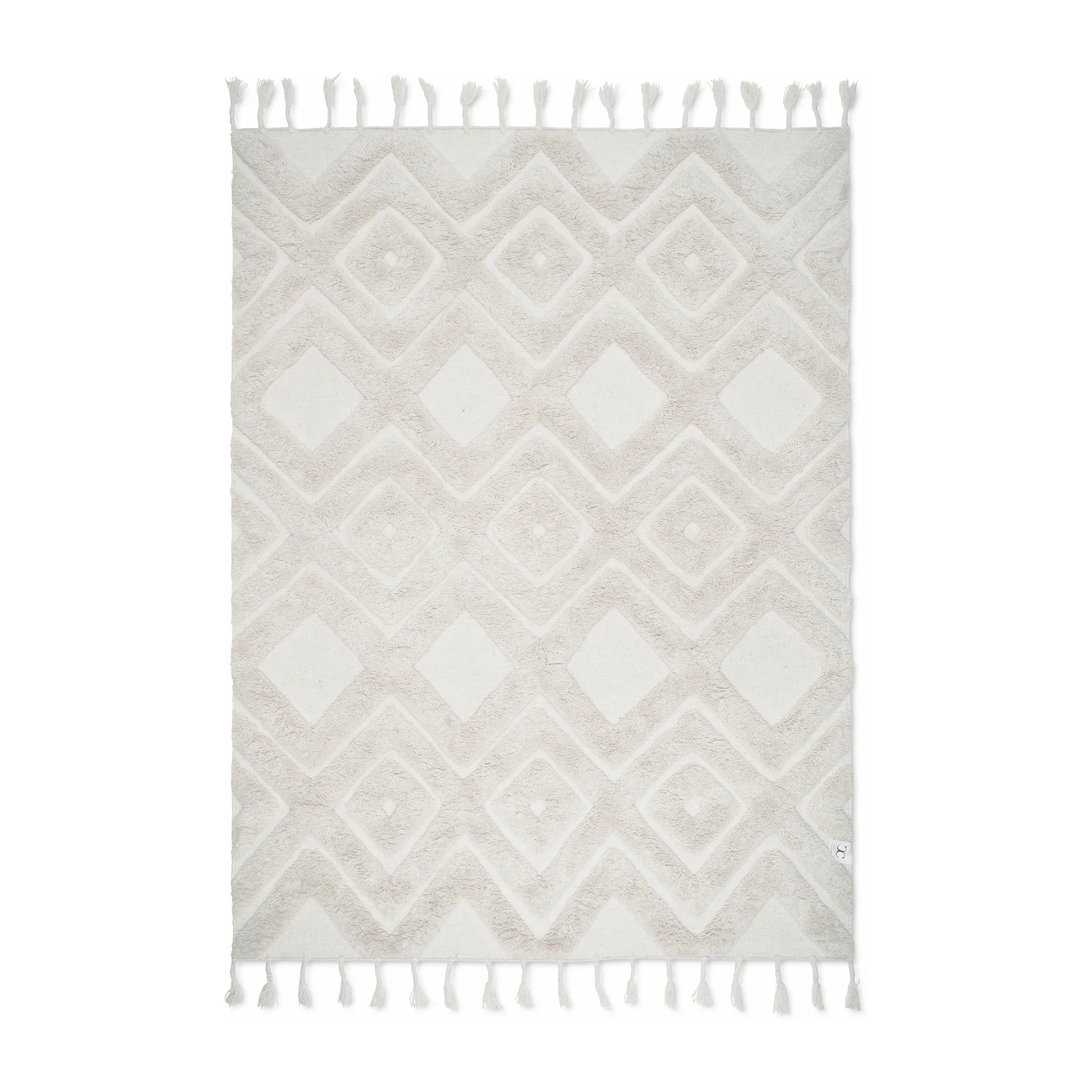 Copenhagen ullmatta 170x230 cm, Ivory (vit) Classic Collection