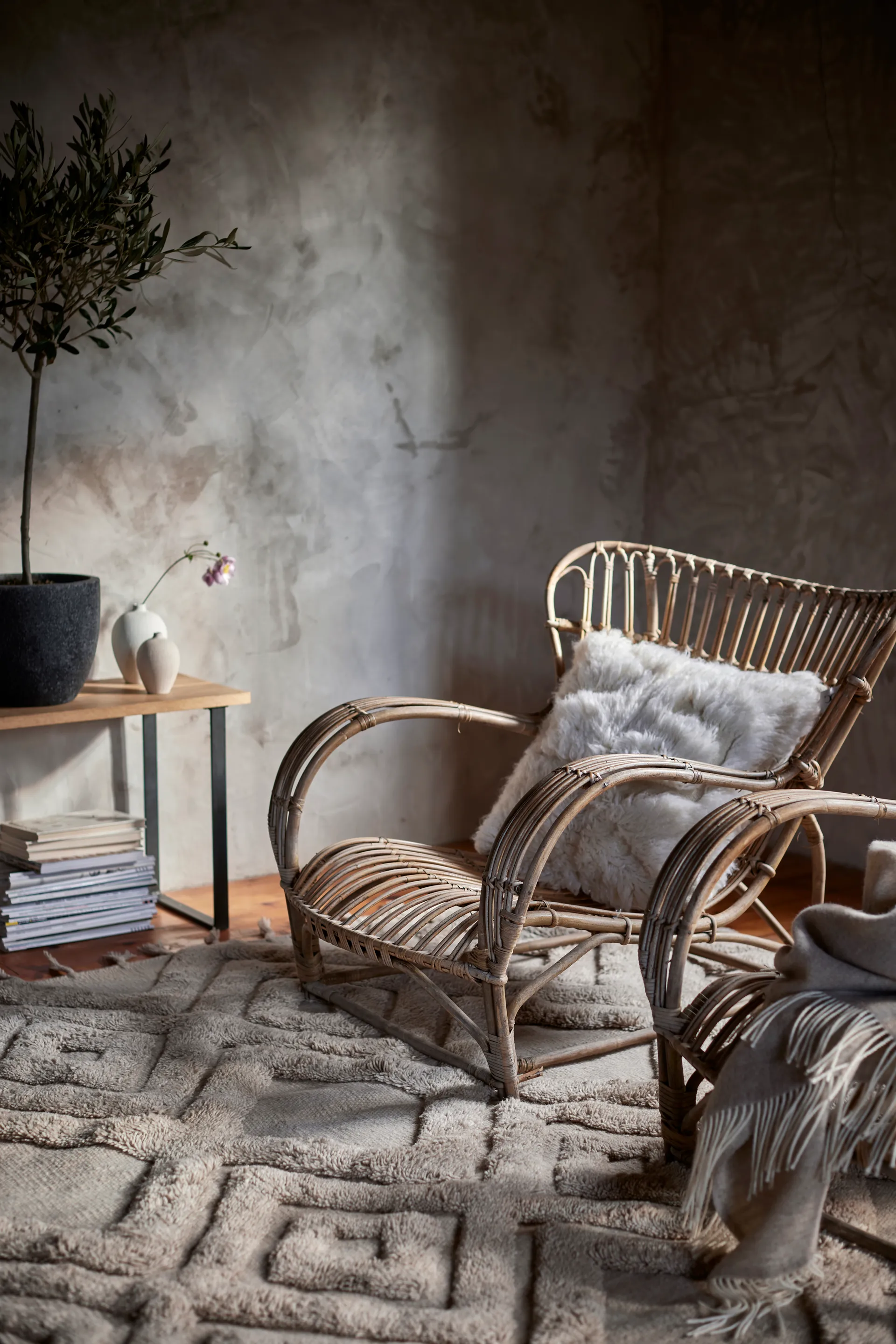 Copenhagen ullmatta 200x300 cm, Beige Classic Collection