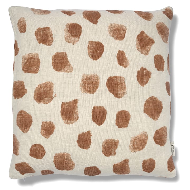 Dotty kuddfodral 50x50 cm - Vit-glazed ginger - Classic Collection