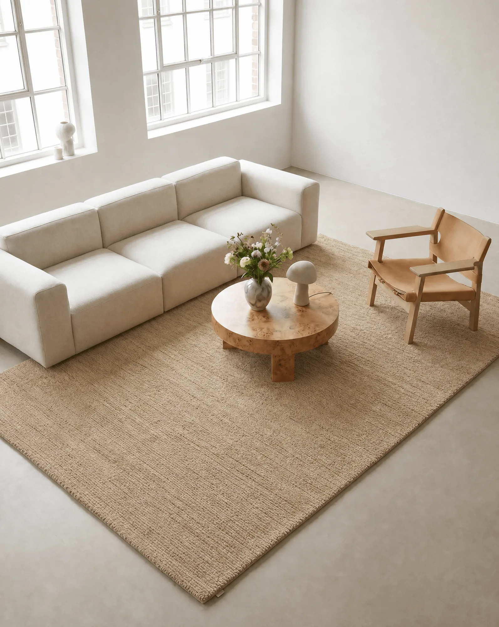 Dune ullmatta, Wheat, 170x230 cm Classic Collection