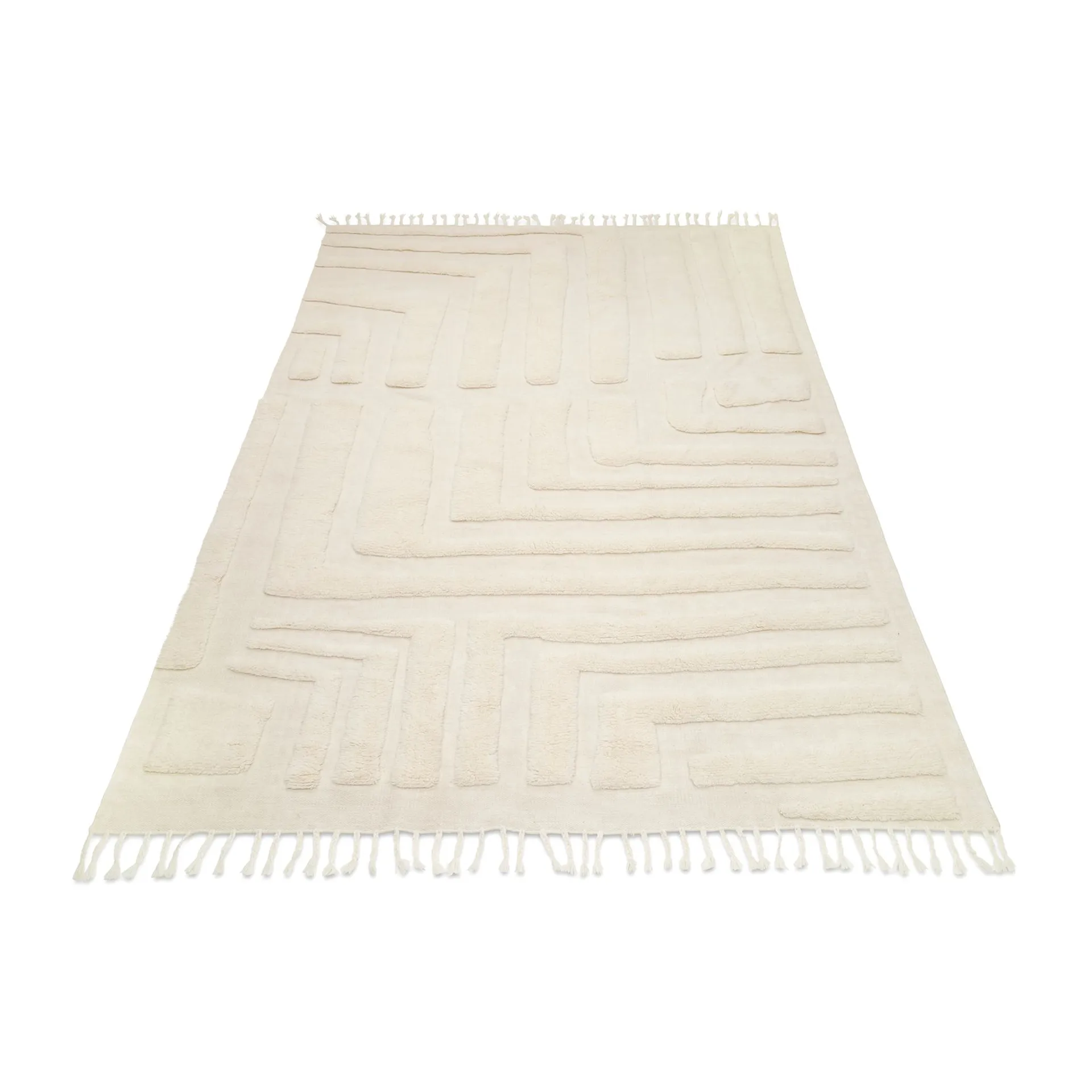 Field ullmatta 170x230 cm, Ivory Classic Collection