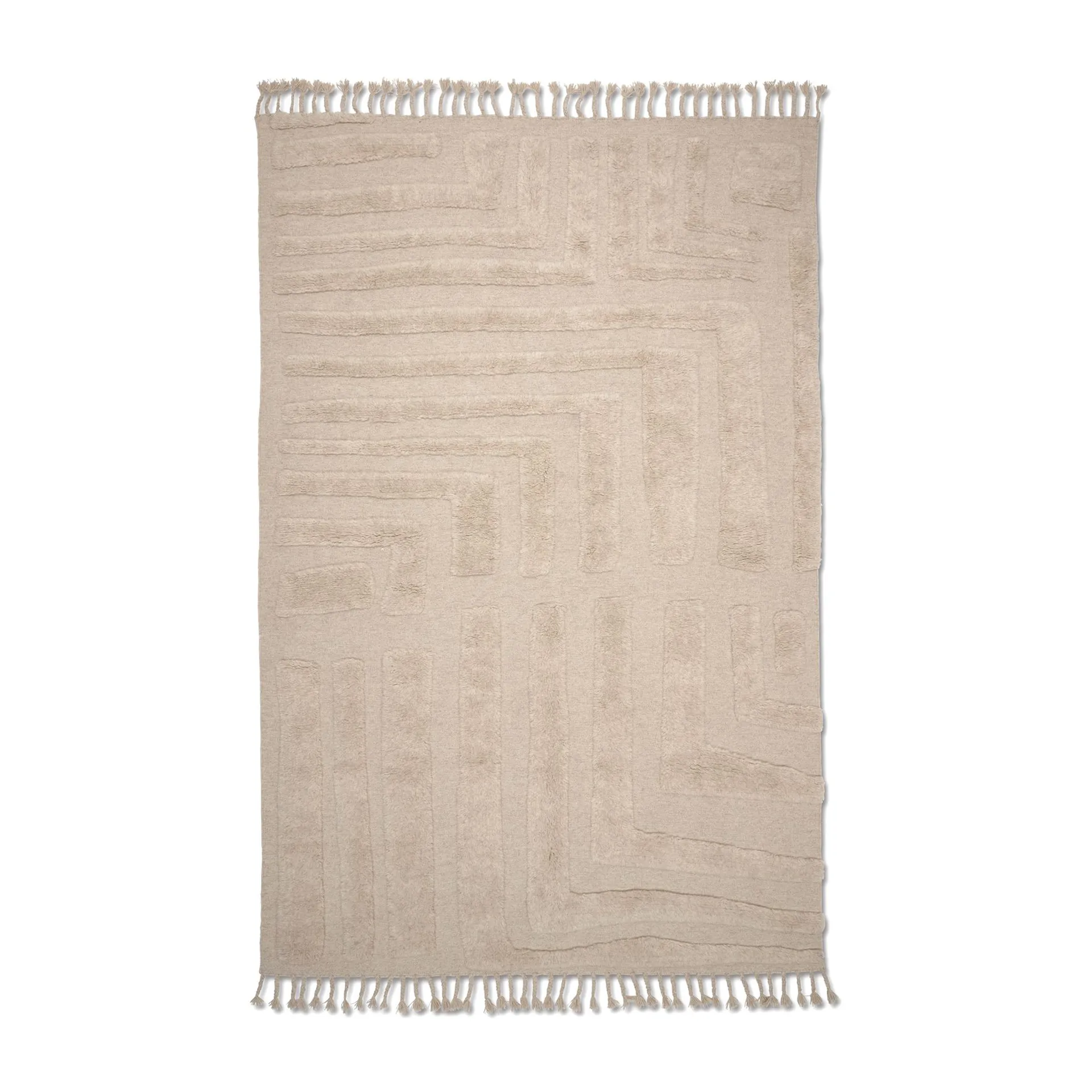 Field ullmatta 250x350 cm, Natural Beige Classic Collection