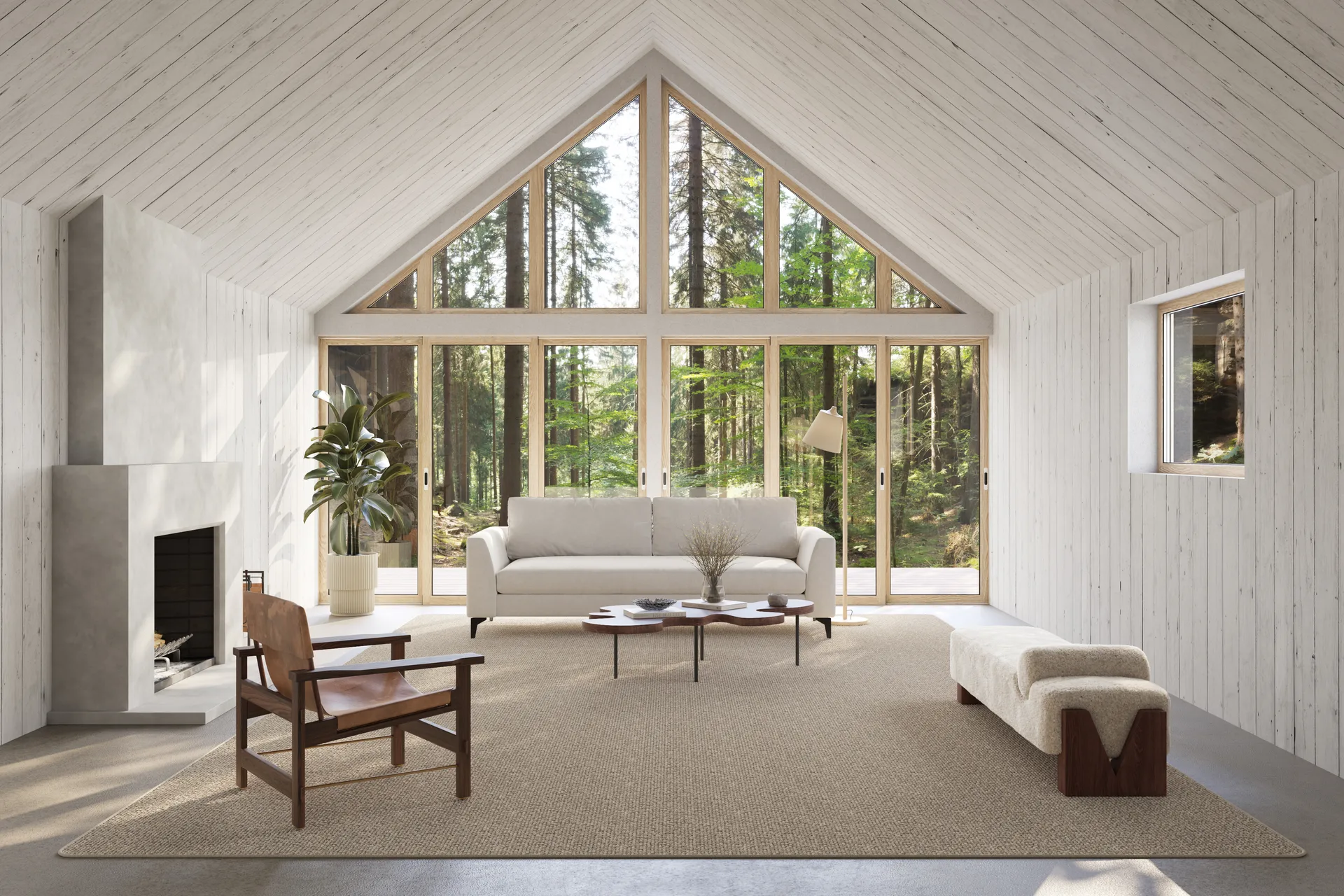 Fjellmyr matta, Naturbeige, 140x200 cm Classic Collection