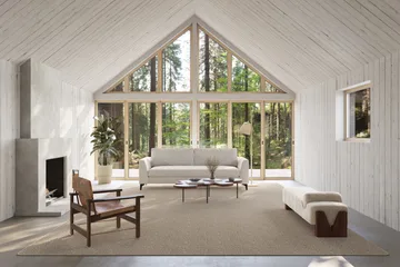 Fjellmyr matta - Naturbeige, 200x200 cm - Classic Collection