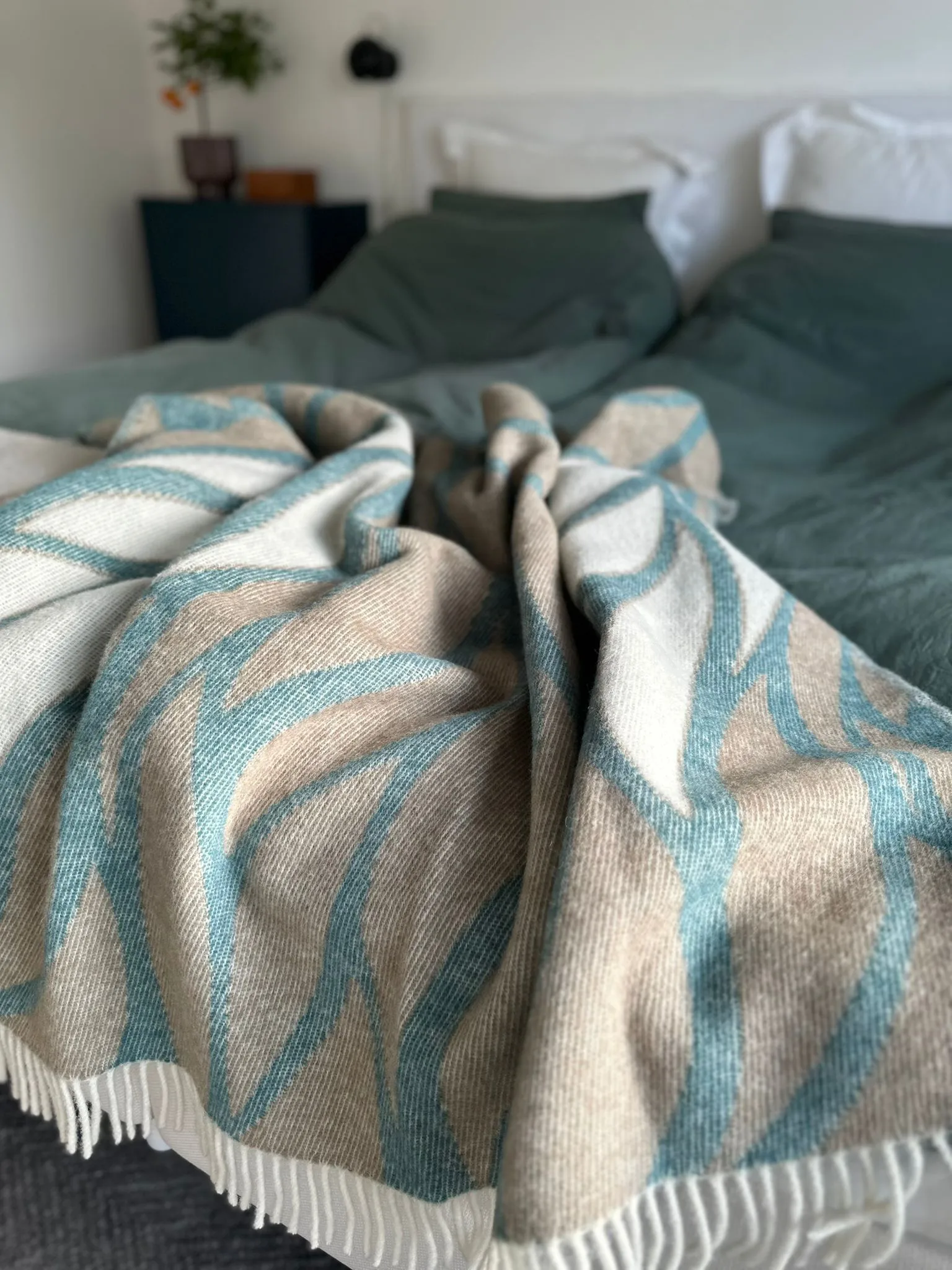 Folia pläd 130x180 cm, Teal Classic Collection