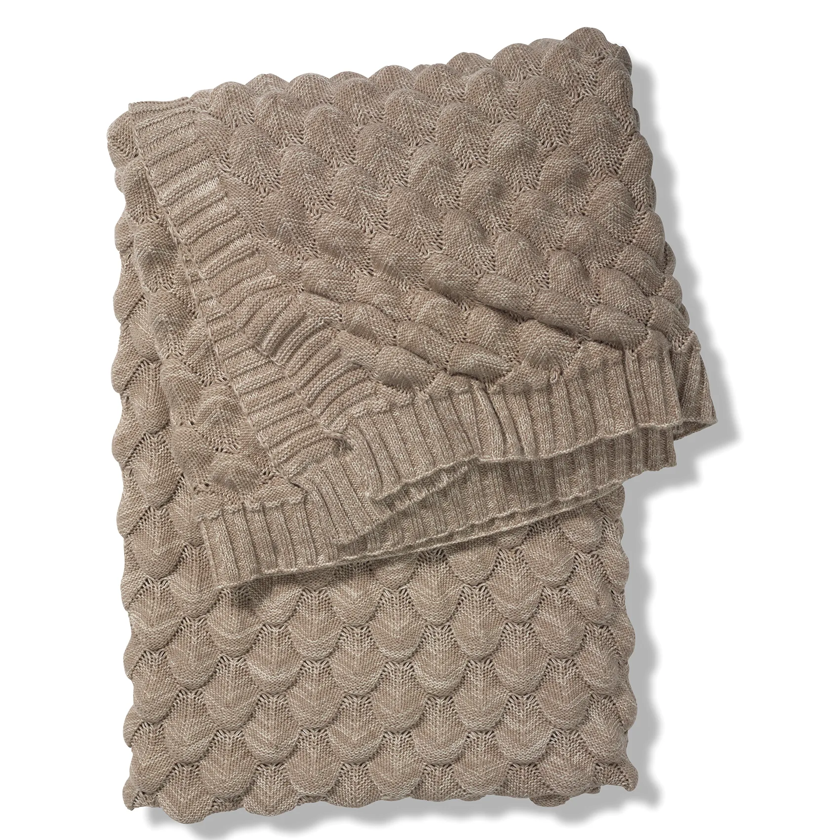 Gems pläd 130x170 cm, Simply taupe Classic Collection