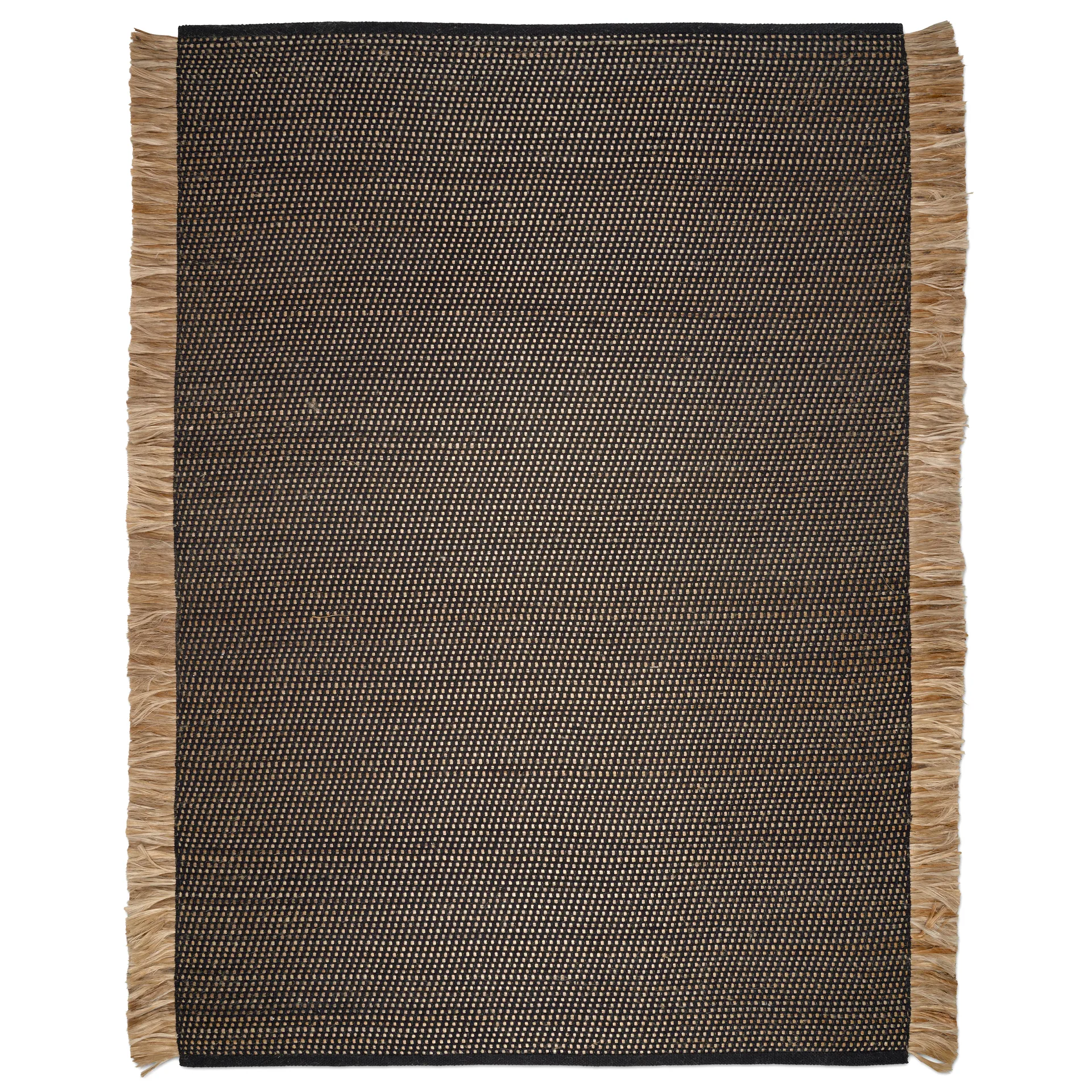Goa matta 250x350 cm, Svart-jute Classic Collection