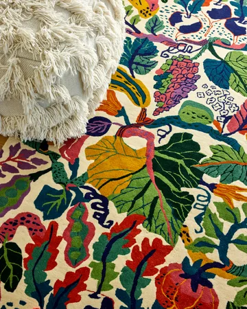 Heritage Garden matta - Cream-multi, 170x230 cm - Classic Collection