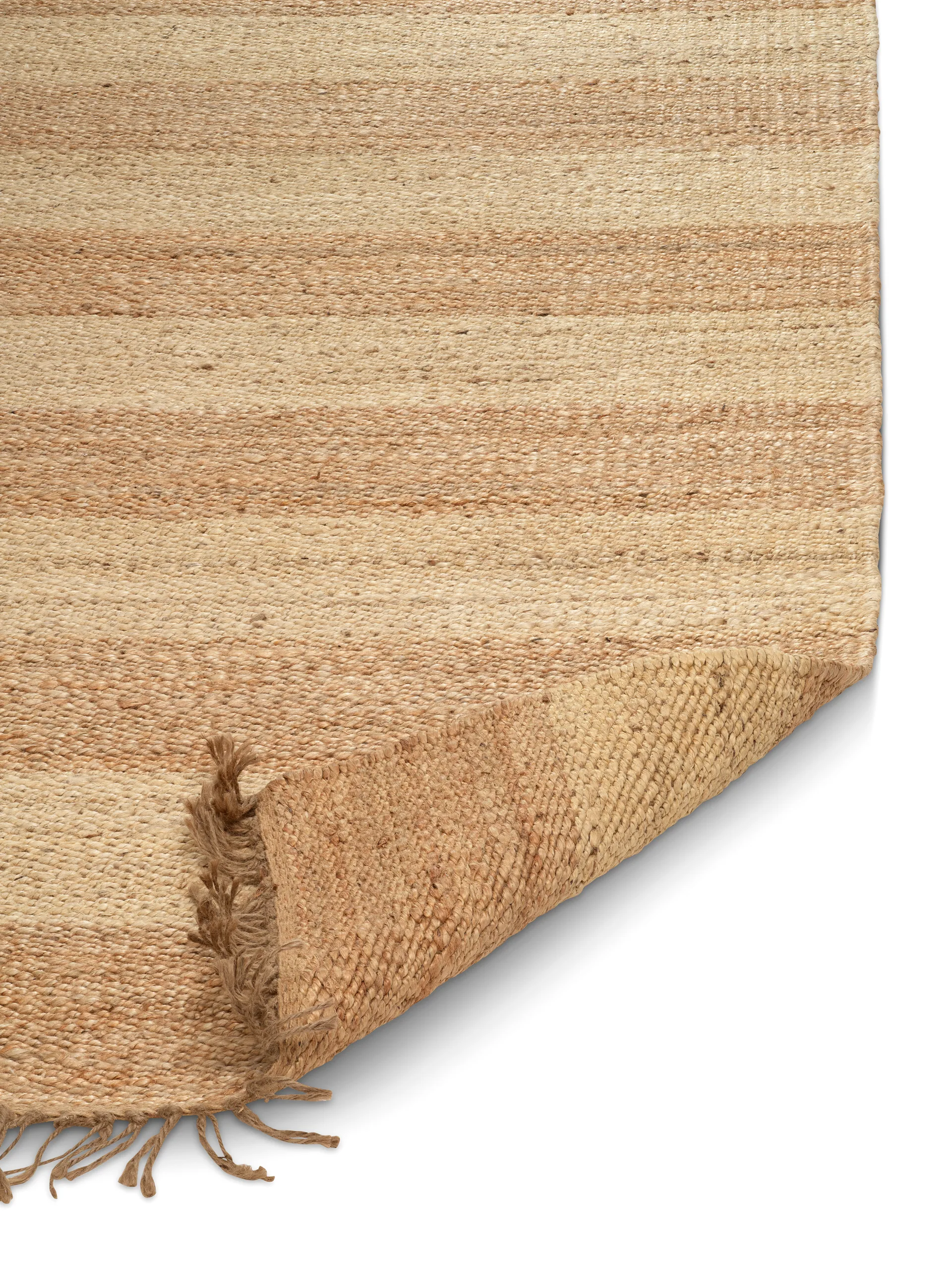 Jute Stripes matta, Natural jute, 170x230 cm Classic Collection