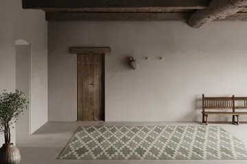 Korsnäs matta - Blågrön, 170x230 cm - Classic Collection