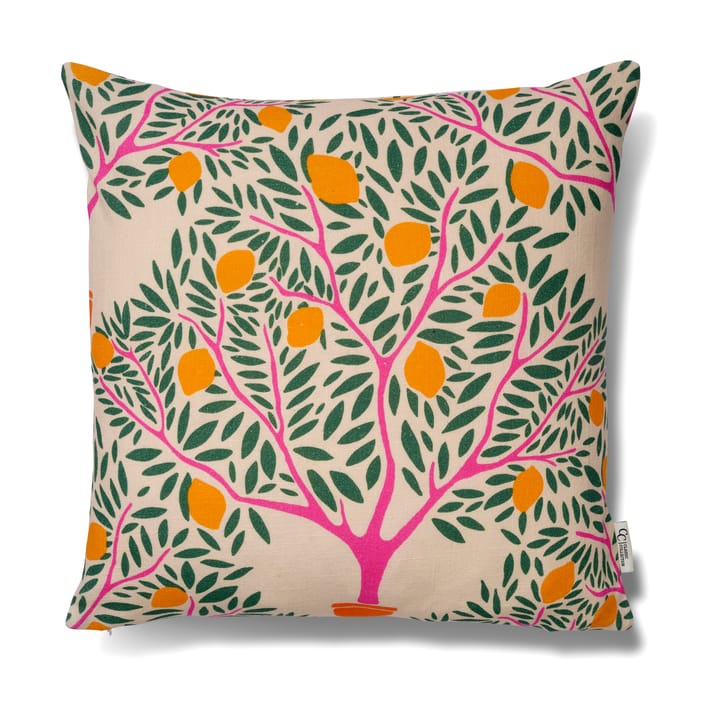 Lemon garden kuddfodral 50x50 cm - Grön - Classic Collection