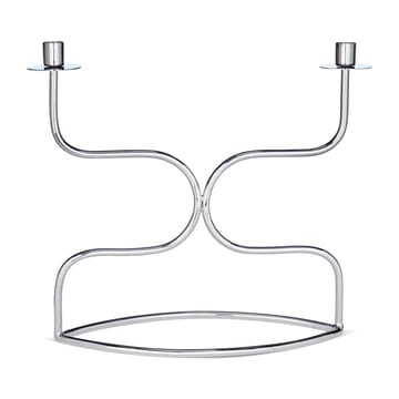 Ljusstake candelabra duett - Förnicklad mässing - Classic Collection