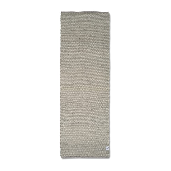 Merino gångmatta - Concrete, 80x250 cm - Classic Collection